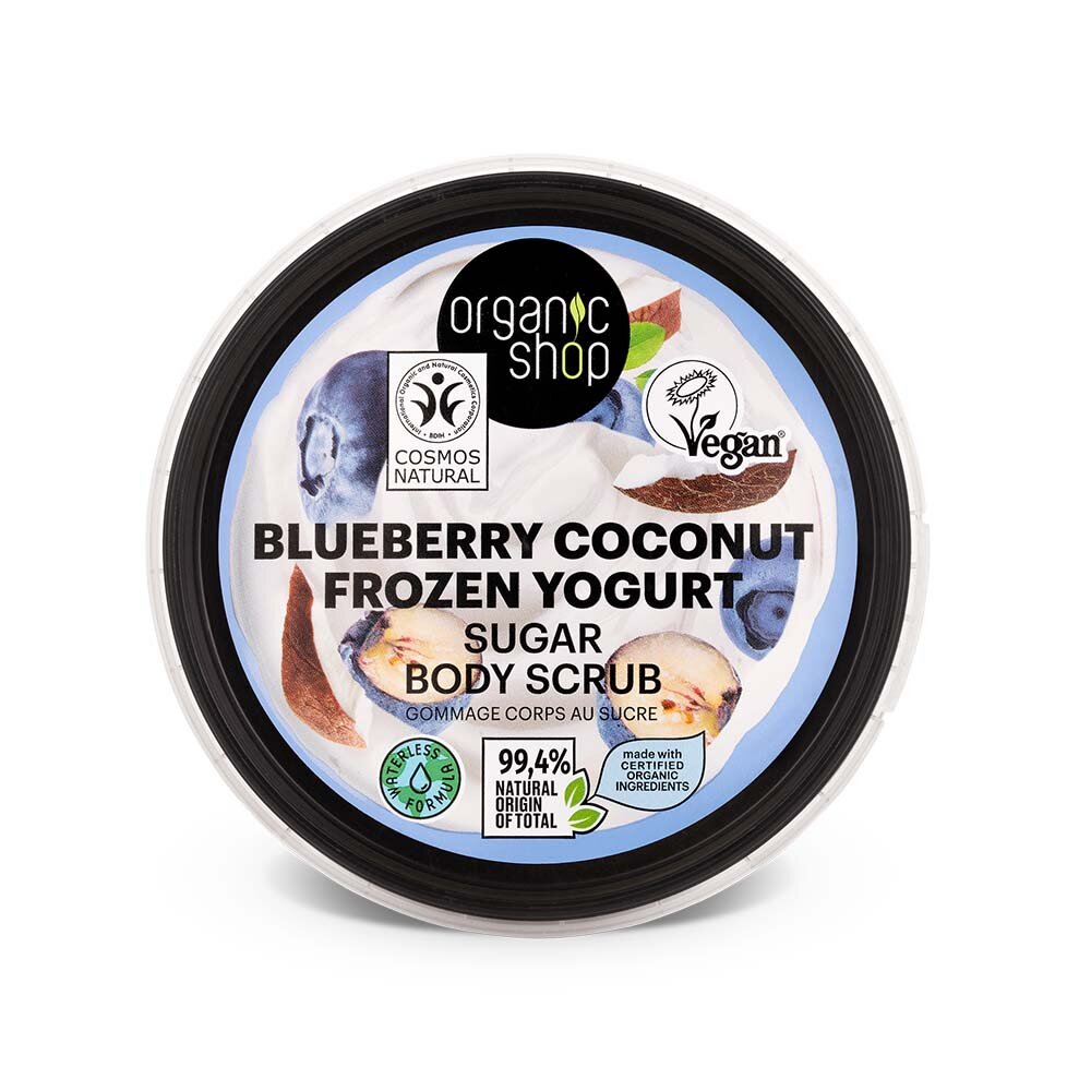 Blueberry Coconut Frozen Yogurt Sugar Body Scrub 250ml
