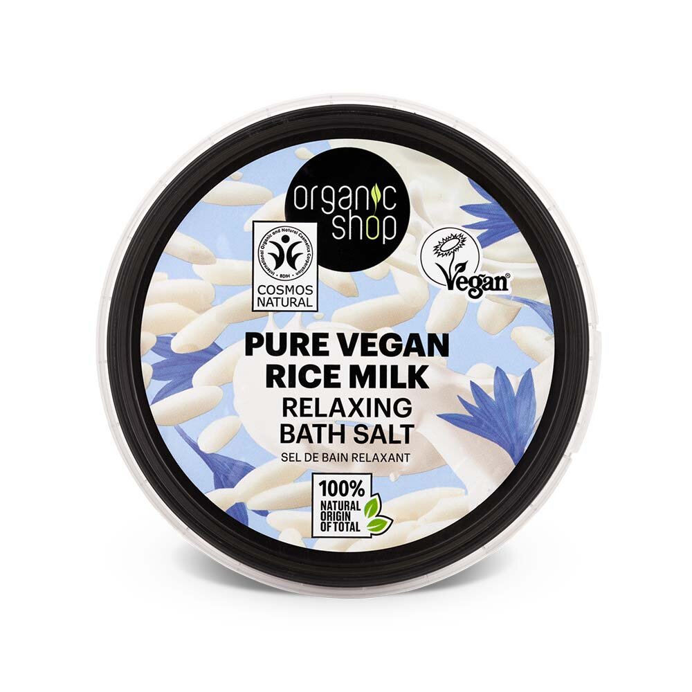 Pure Vegan Rice Milk Relaxing Bath Salt 300g