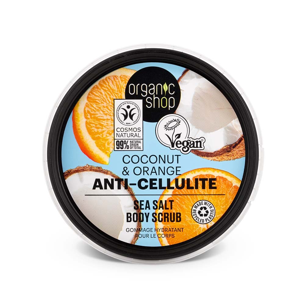 Anti-Cellulite Sea Salt Body Scrub Coconut & Orange 250ml