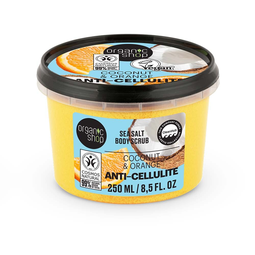 Anti-Cellulite Sea Salt Body Scrub Coconut & Orange 250ml
