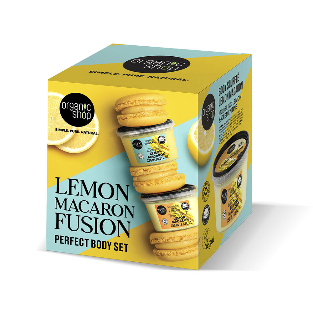 Lemon Macaron Fusion. Perfect Body Set, 250 ml/250 ml