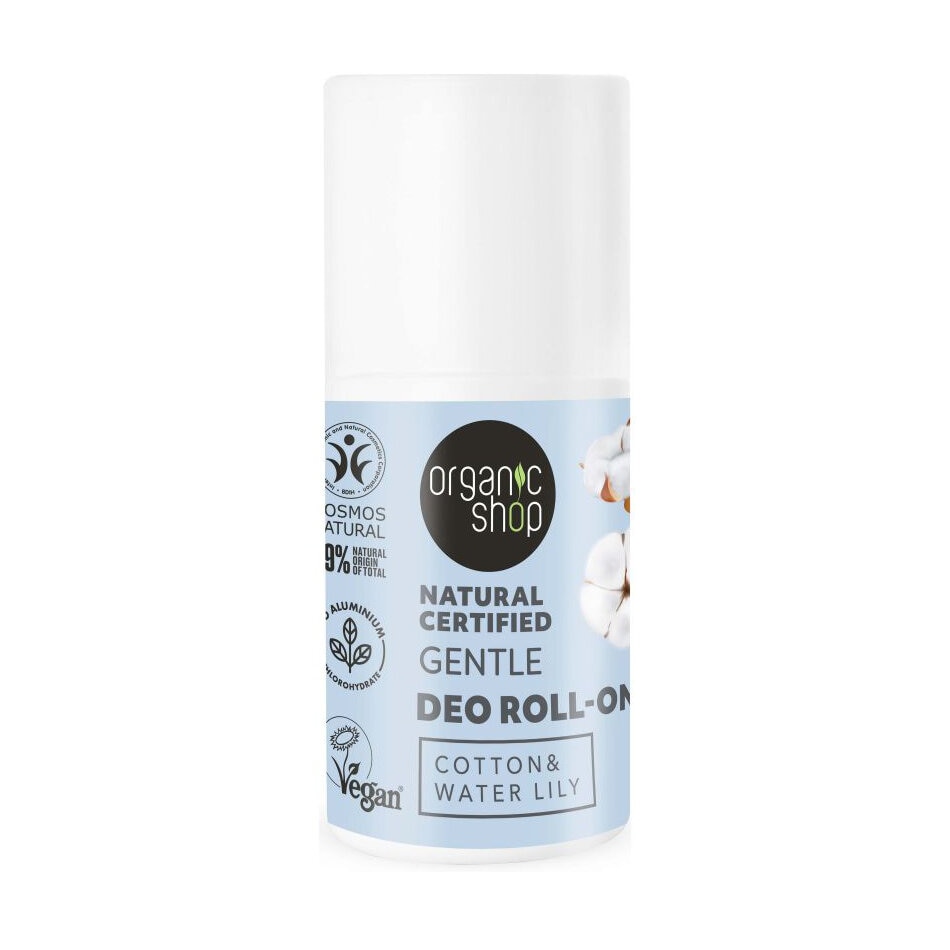 Gentle Deo Roll-On Cotton & Water Lily 50ml