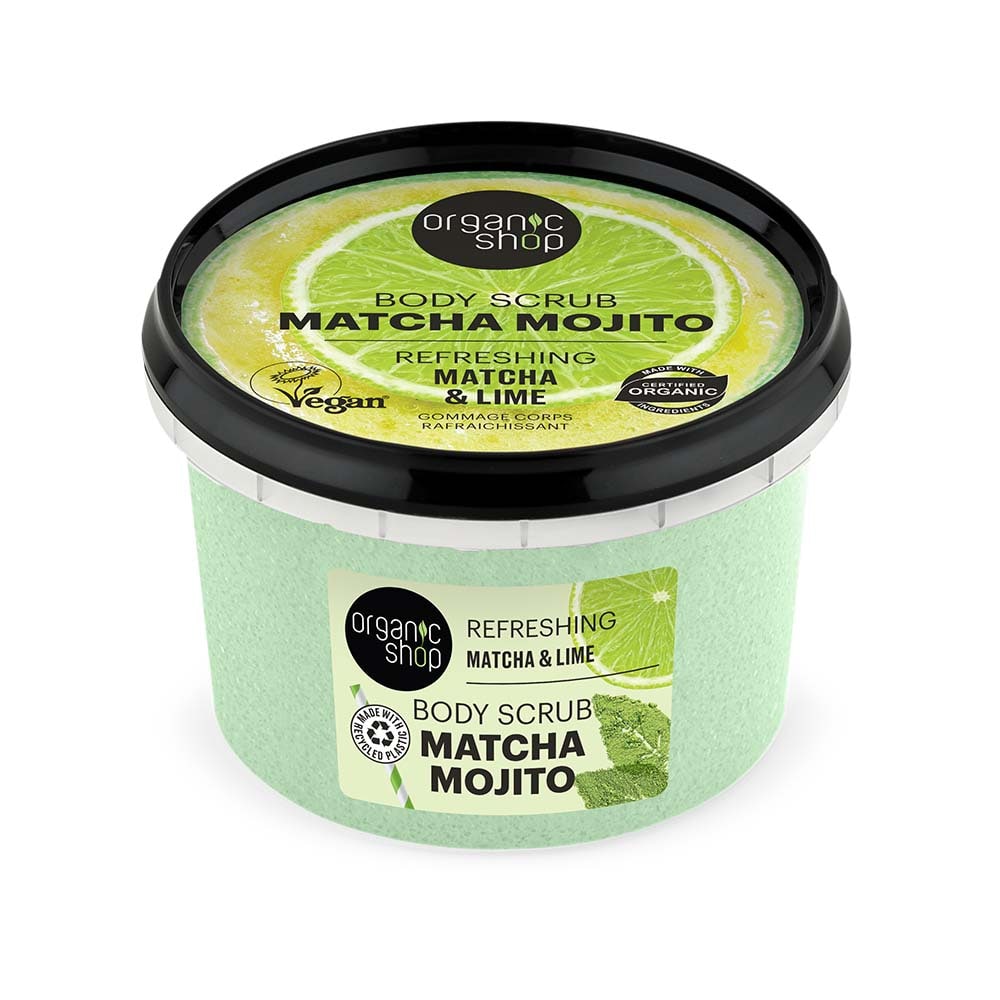 Matcha Mojito body scrub. Refreshing. Matcha & Lime 250ml