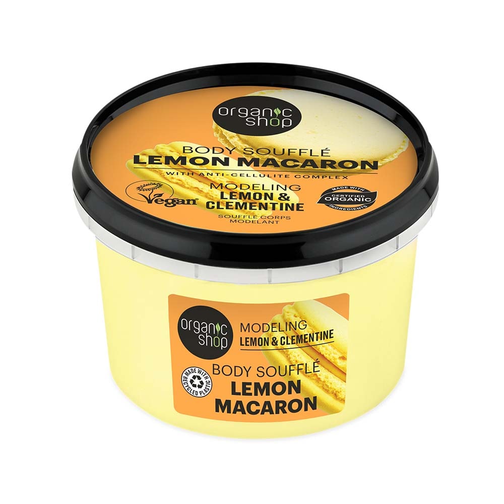 Lemon Macaron body scrub. Firming. Lemon & Mint 250ml
