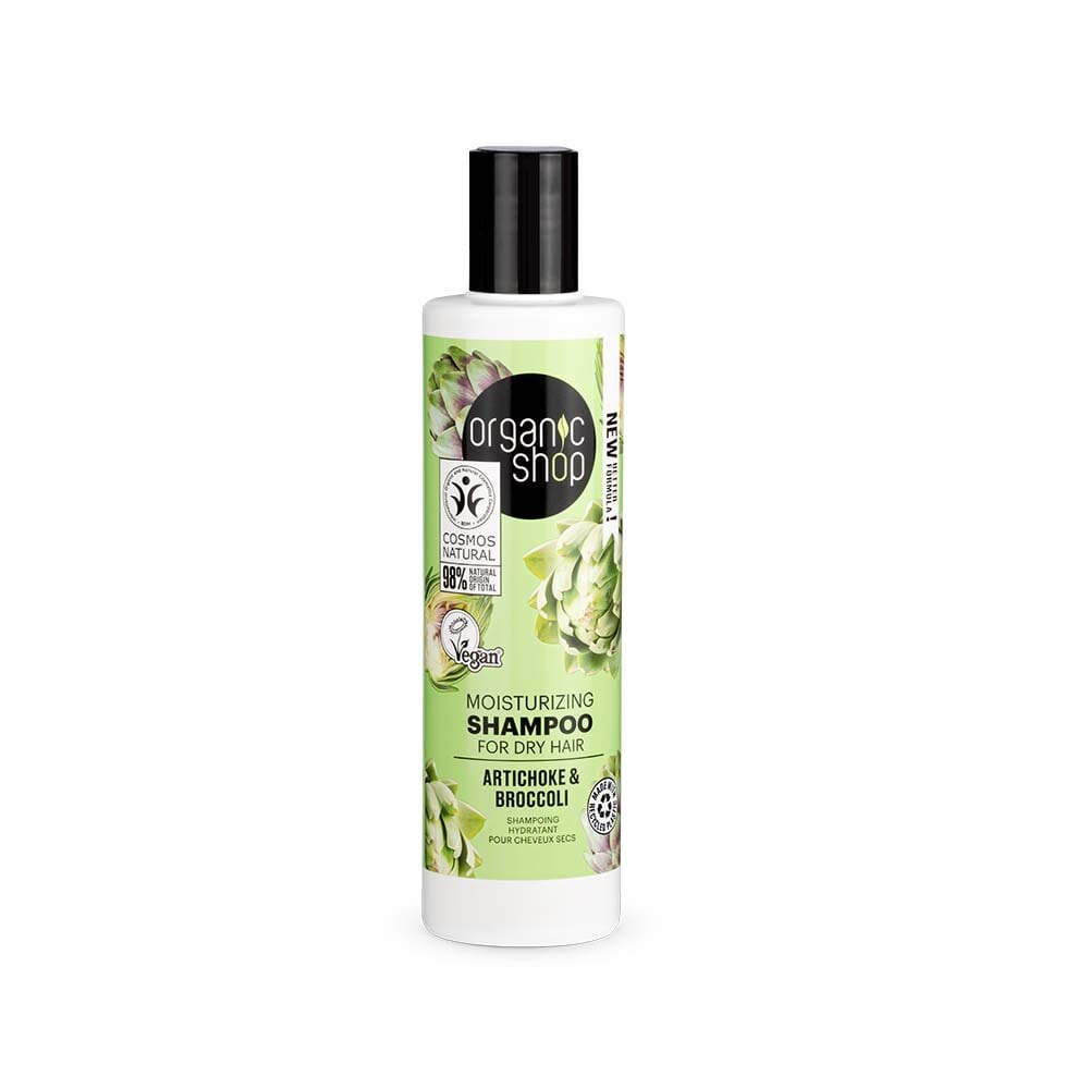 Moisturizing Shampoo for Dry Hair Artichoke and Broccoli 280ml