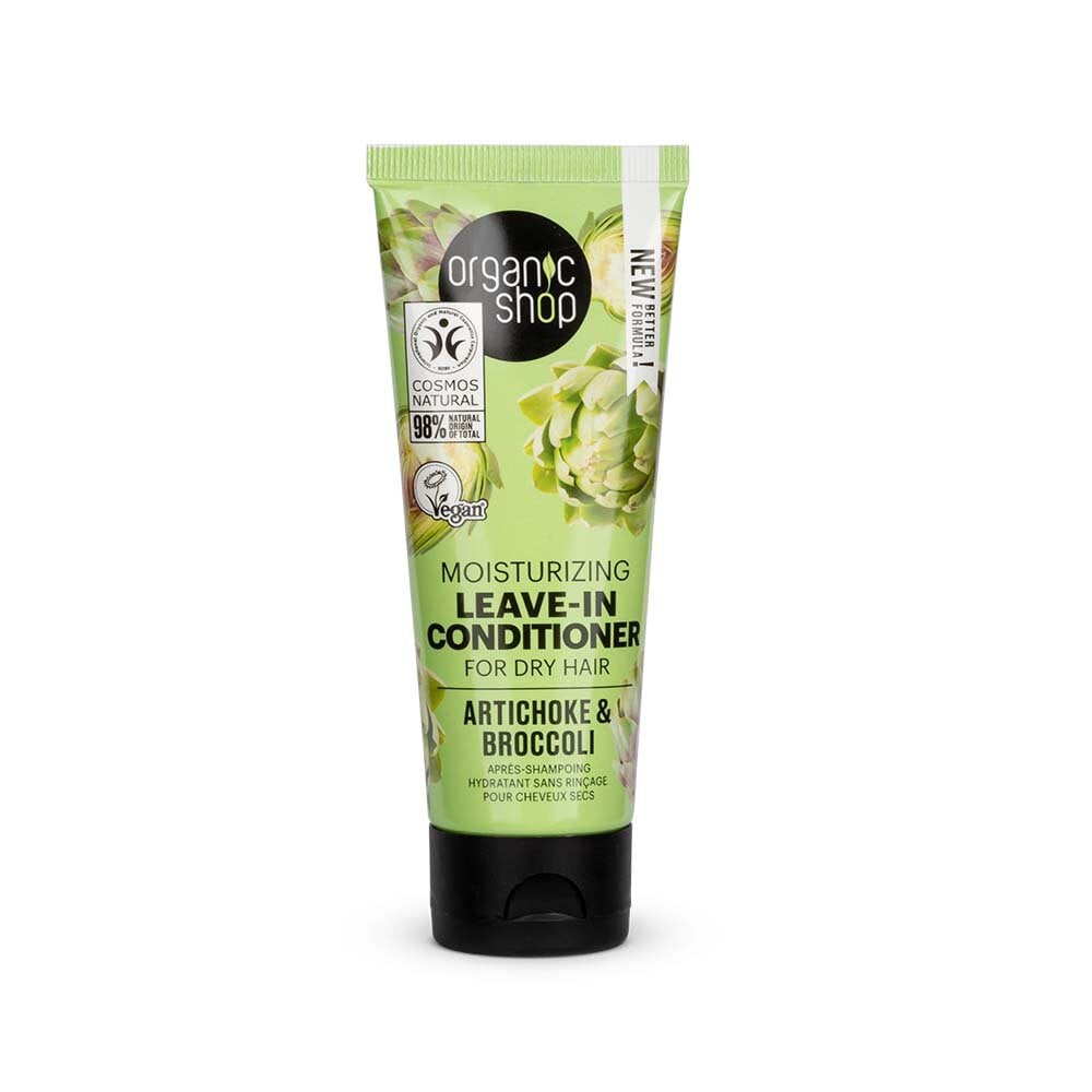 Moisturizing Leave-In Conditioner for Dry Hair Artichoke and Broccoli 75ml