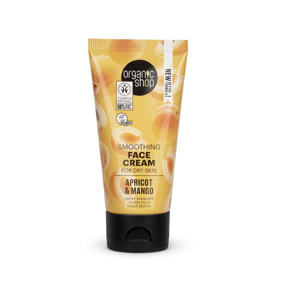 Smoothing Face Cream for dry skin Apricot and Mango 50ml