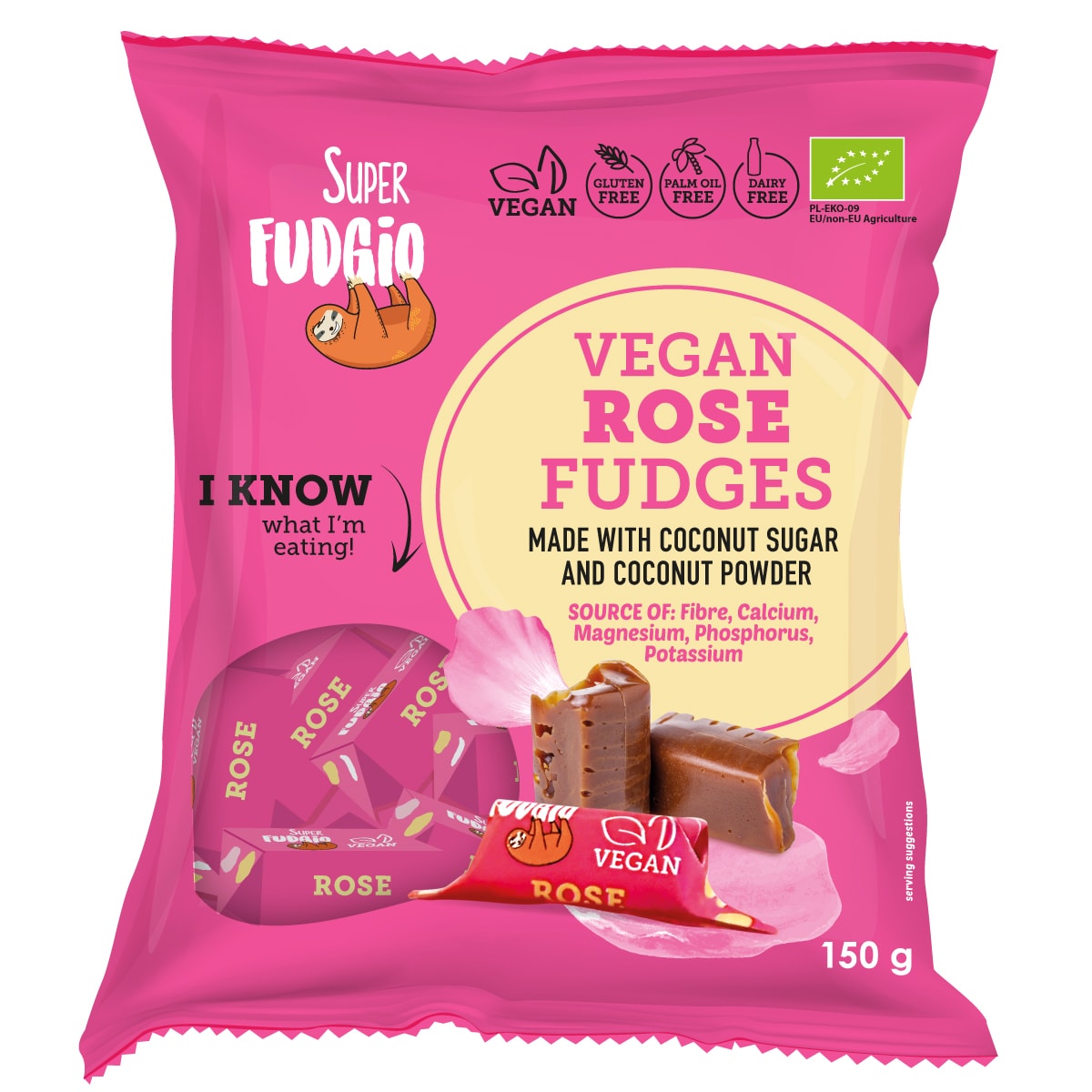 Fudge Rosenblad 150g