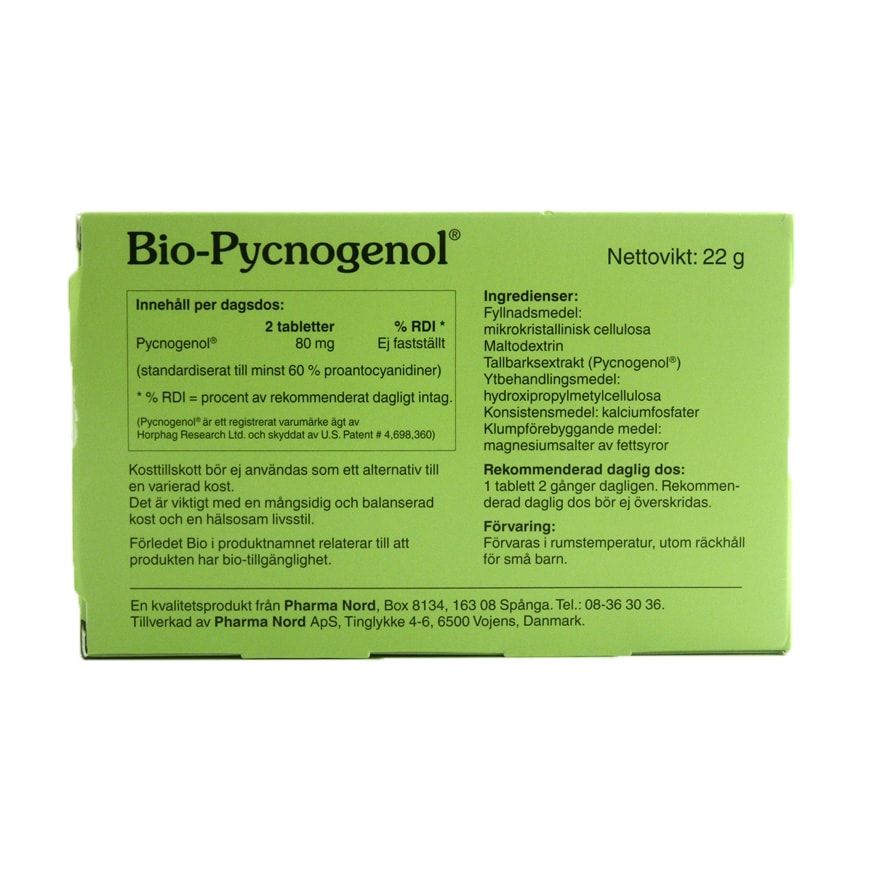 Bio-pycnogenol 90 tabletter
