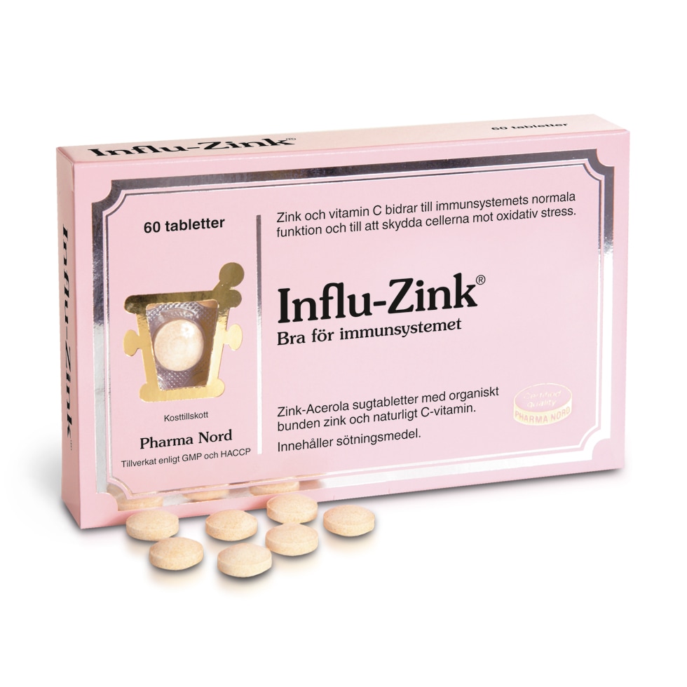 Influ-Zink 60 tabletter