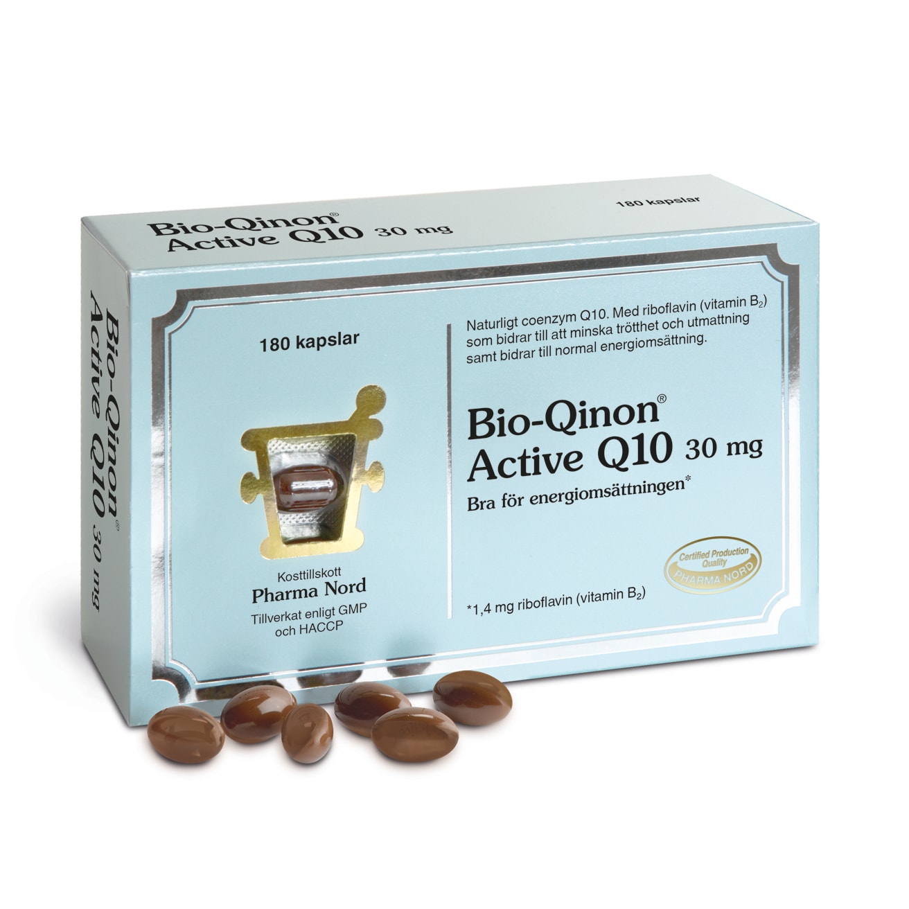 Bio-Qinon Active Q10 30mg 180 kapslar