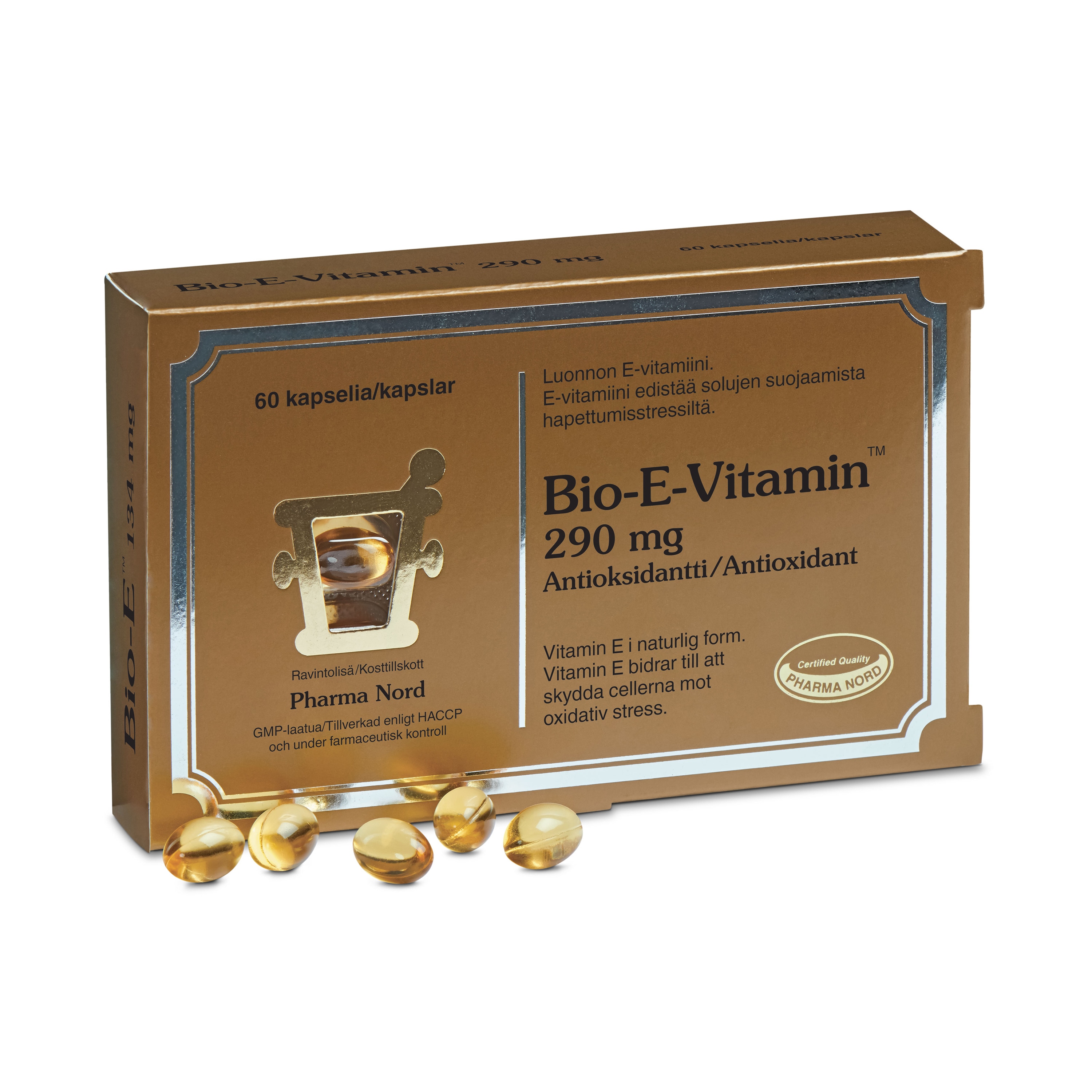 Bio-E-Vitamin 290 mg 60 kapslar