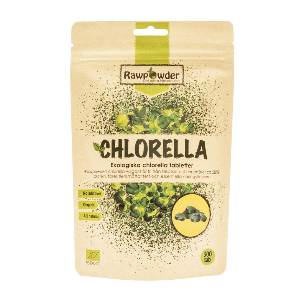 Chlorella 500mg 300 tabletter
