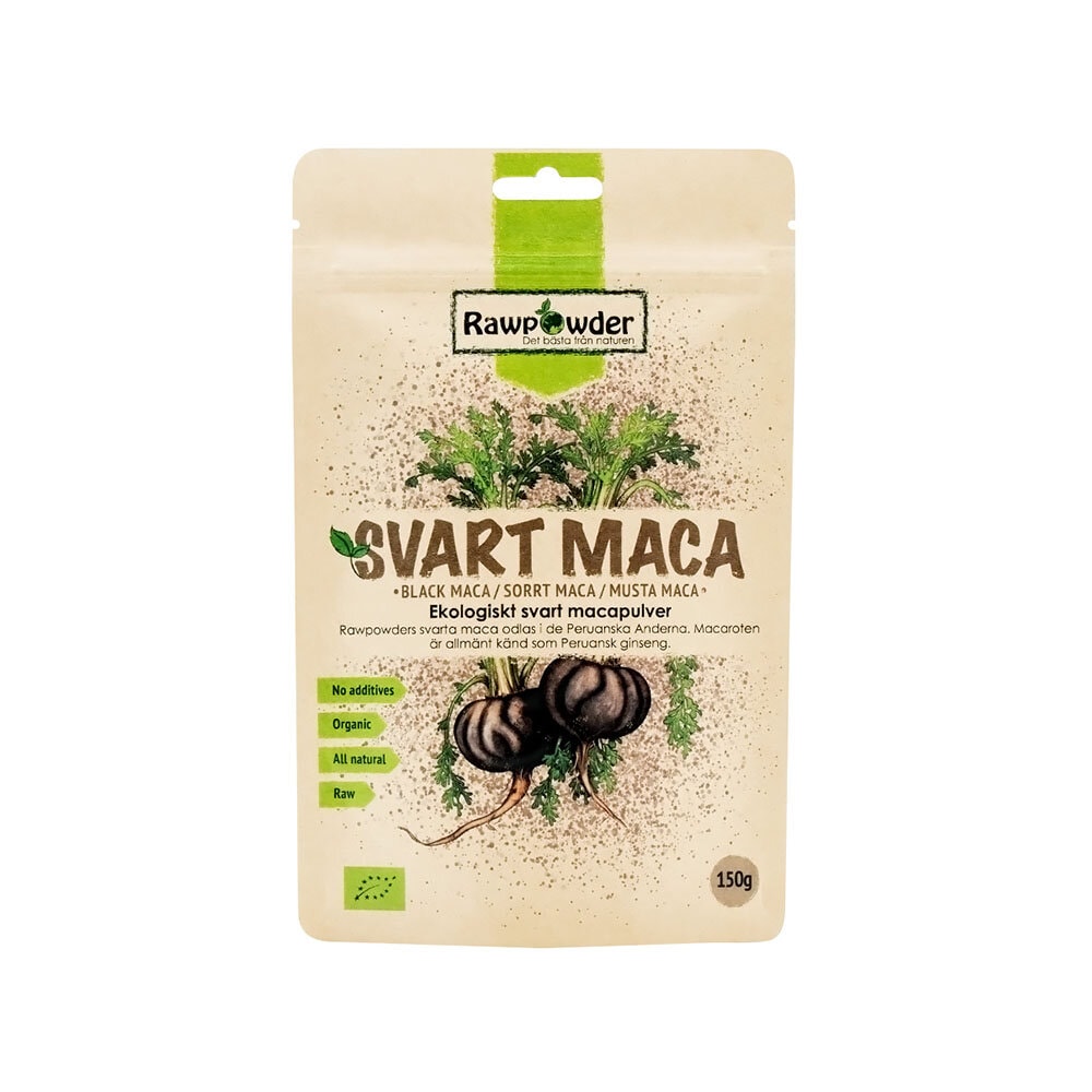 Maca svart Pulver 150g 