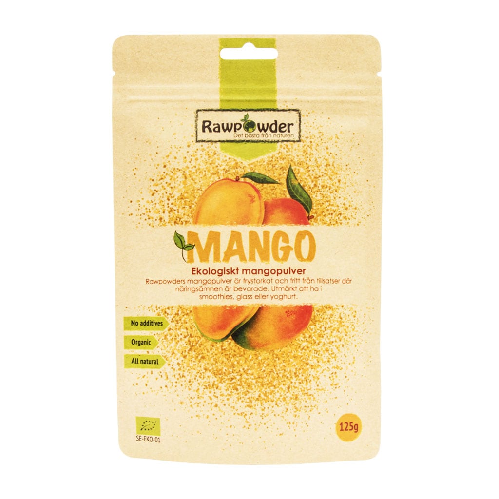 Mango pulver (frystorkad) 125g 
