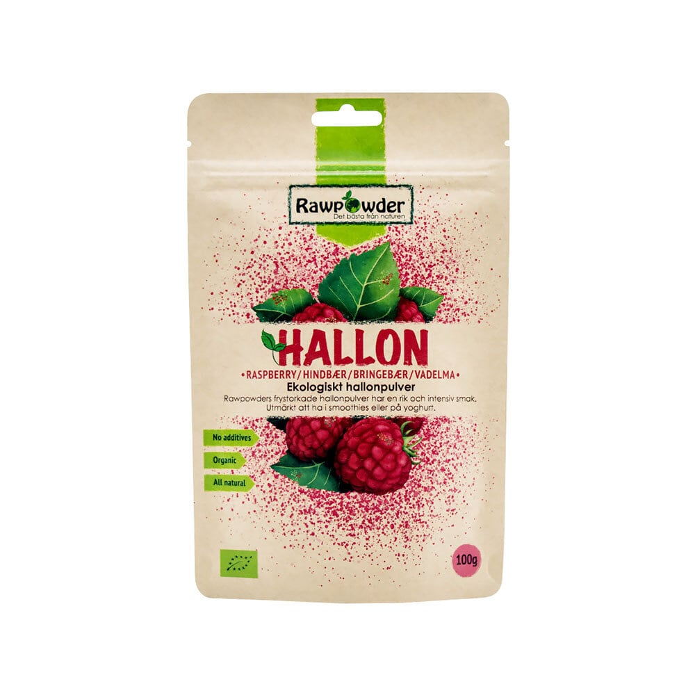 Hallonpulver 100g