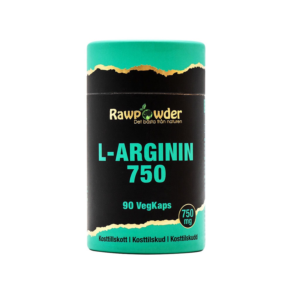 L-Arginin 750mg 90 kapslar