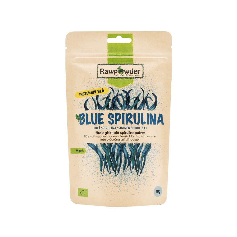 Blå Spirulina Pulver 40g