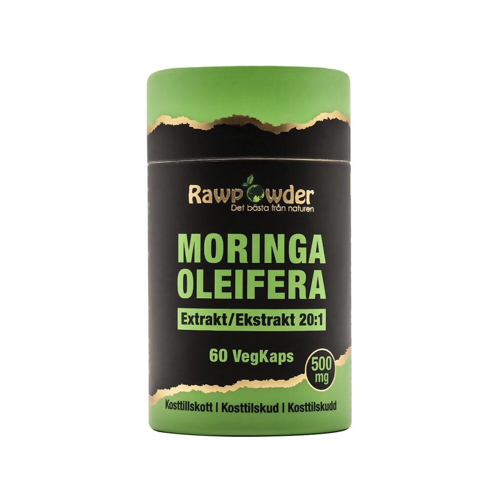 Moringa Extrakt 20:1 500mg 60 VegKapslar