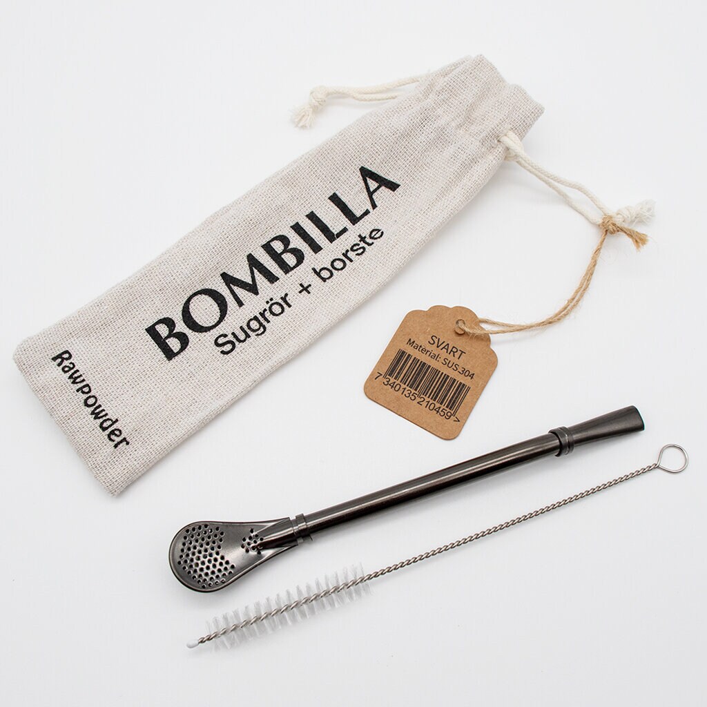 Yerba Straw/Bombilla Svart