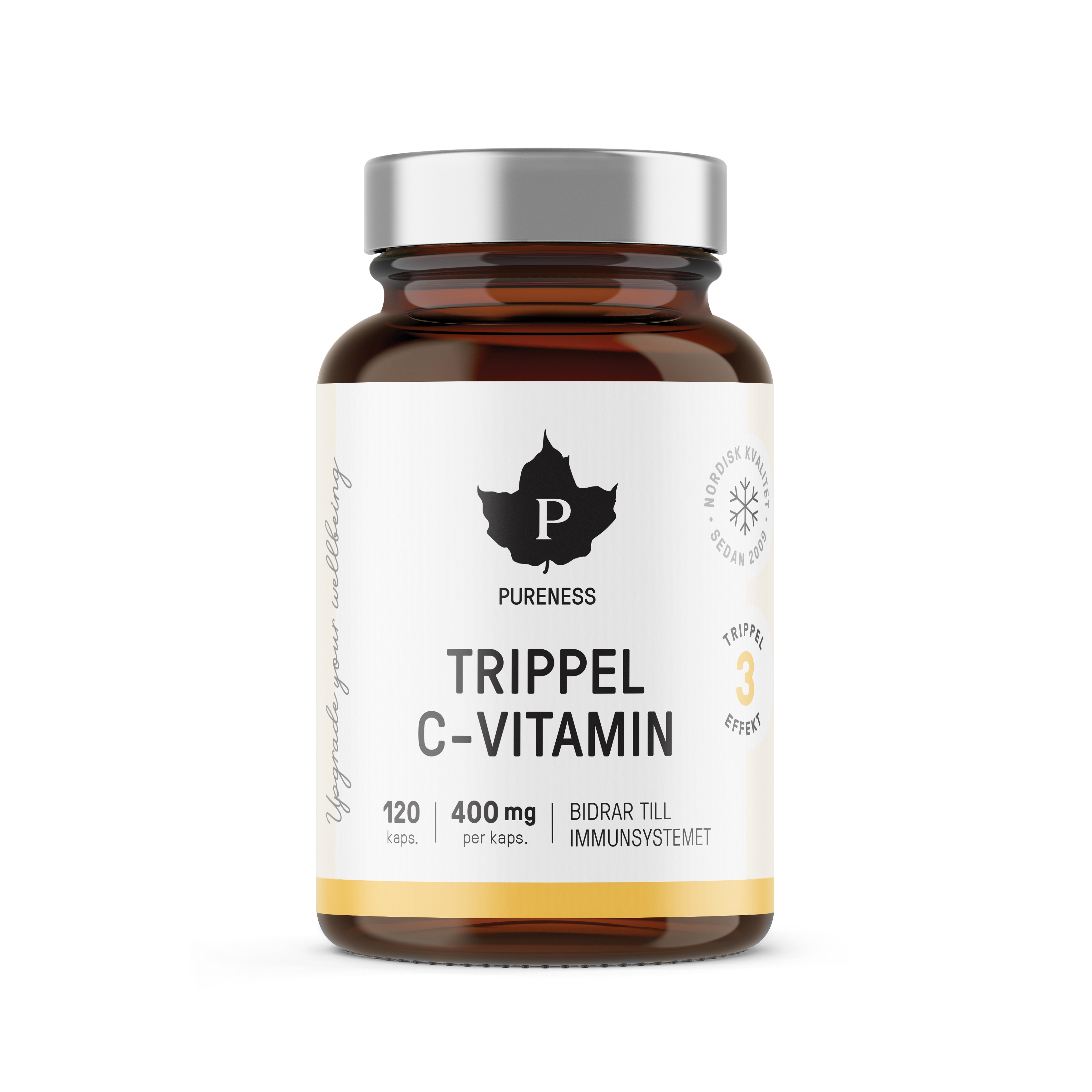 Trippel C-vitamin 120 kapslar