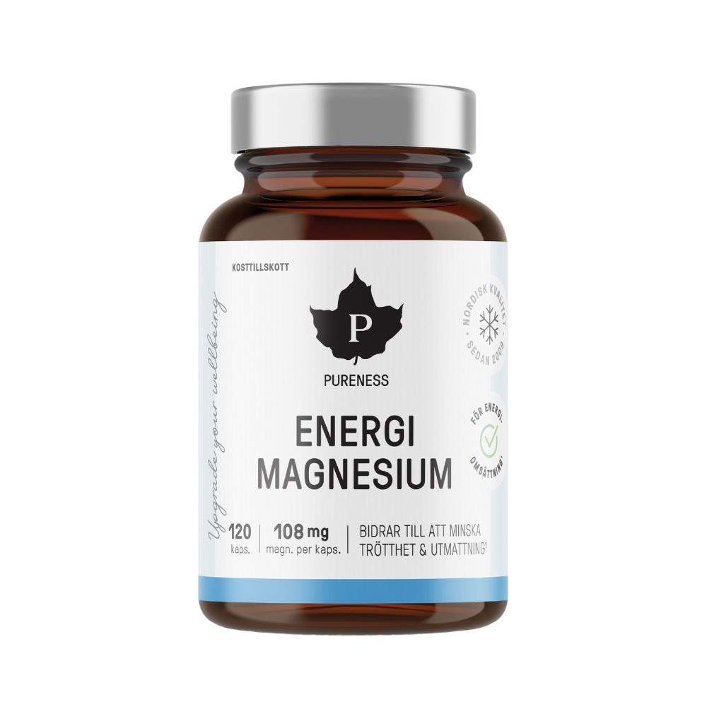 Energi Magnesium 120 kapslar