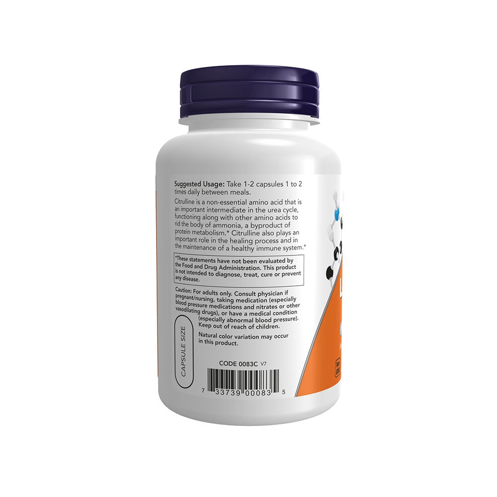 Citrulline 750mg 90 vegetabiliska kapslar