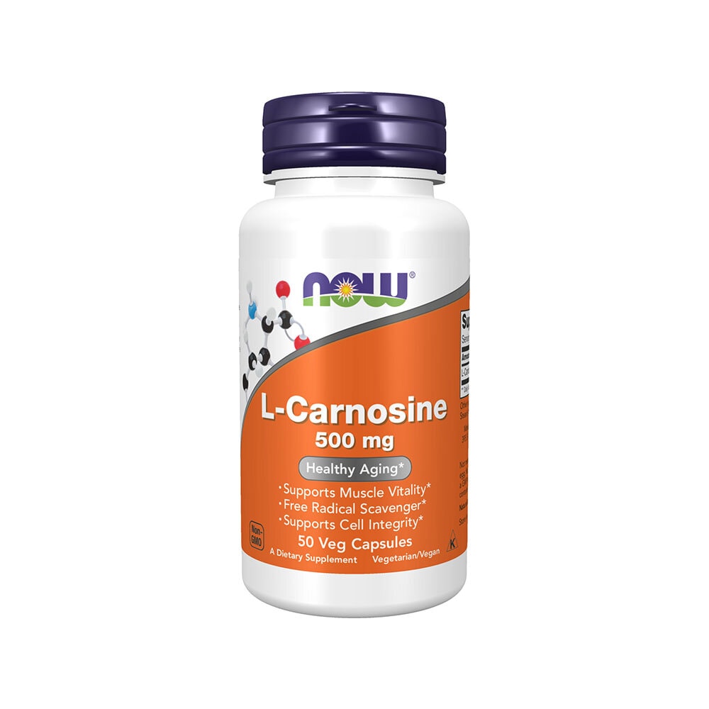 Carnosine 500mg 50 vegetabiliska kapslar