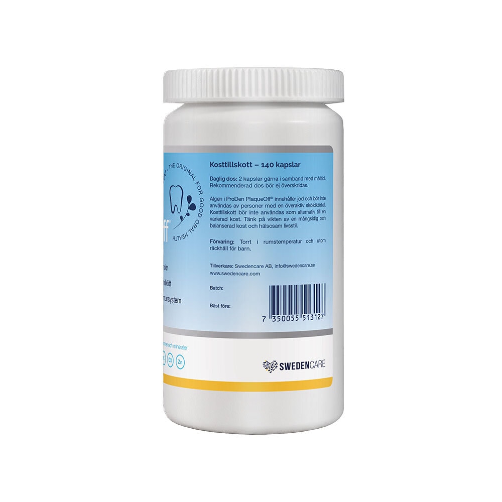 ProDen PlaqueOff® Dental 140 Kapslar