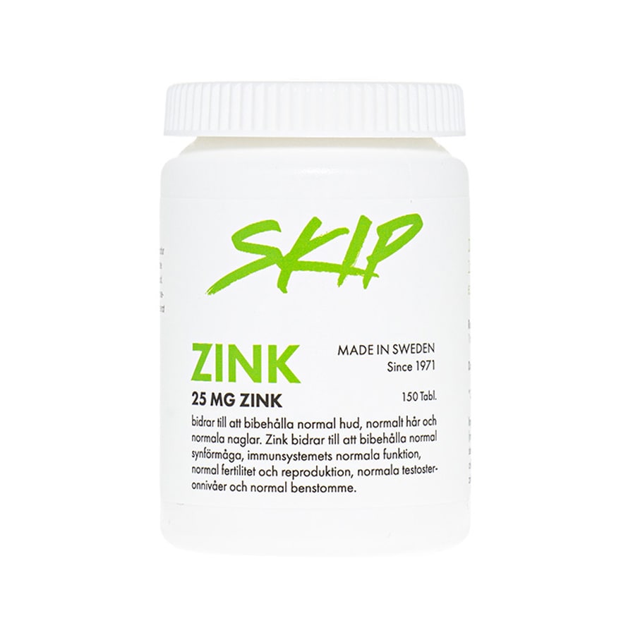 Zink 25mg 150 tabletter
