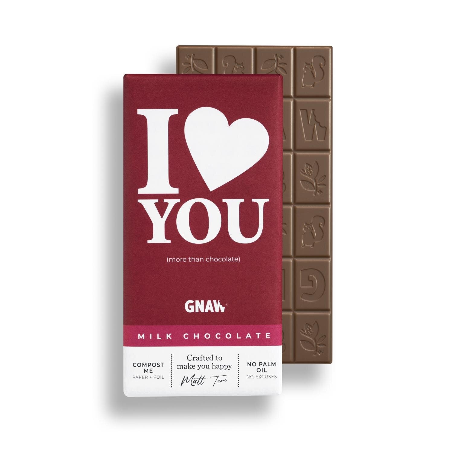 I Love You Milk Chocolate 80g
