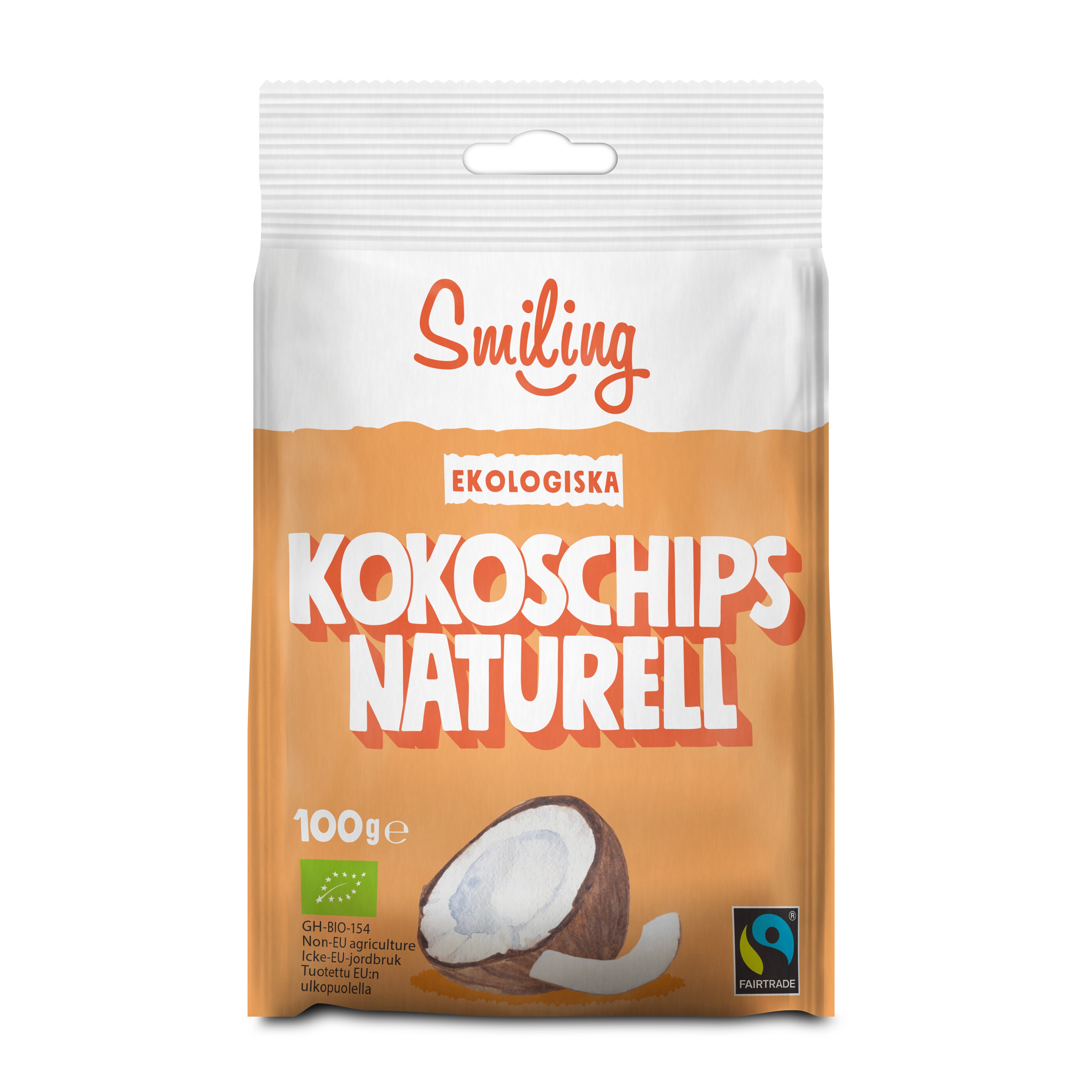 Kokoschips Naturell 100g 