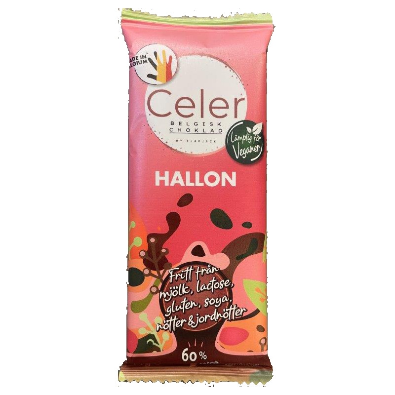 Belgisk Choklad Hallon 44g