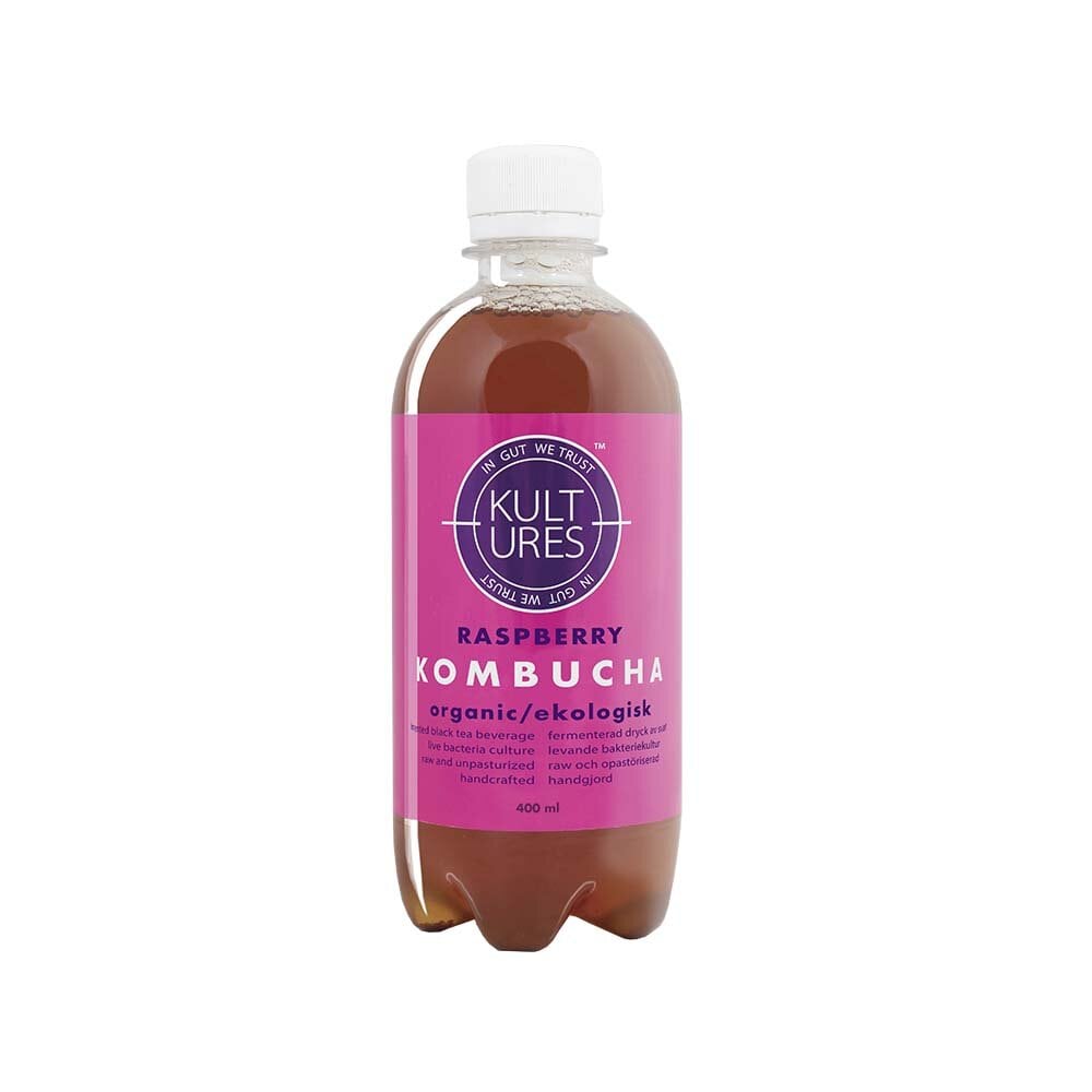 Hallon Kombucha 400ml