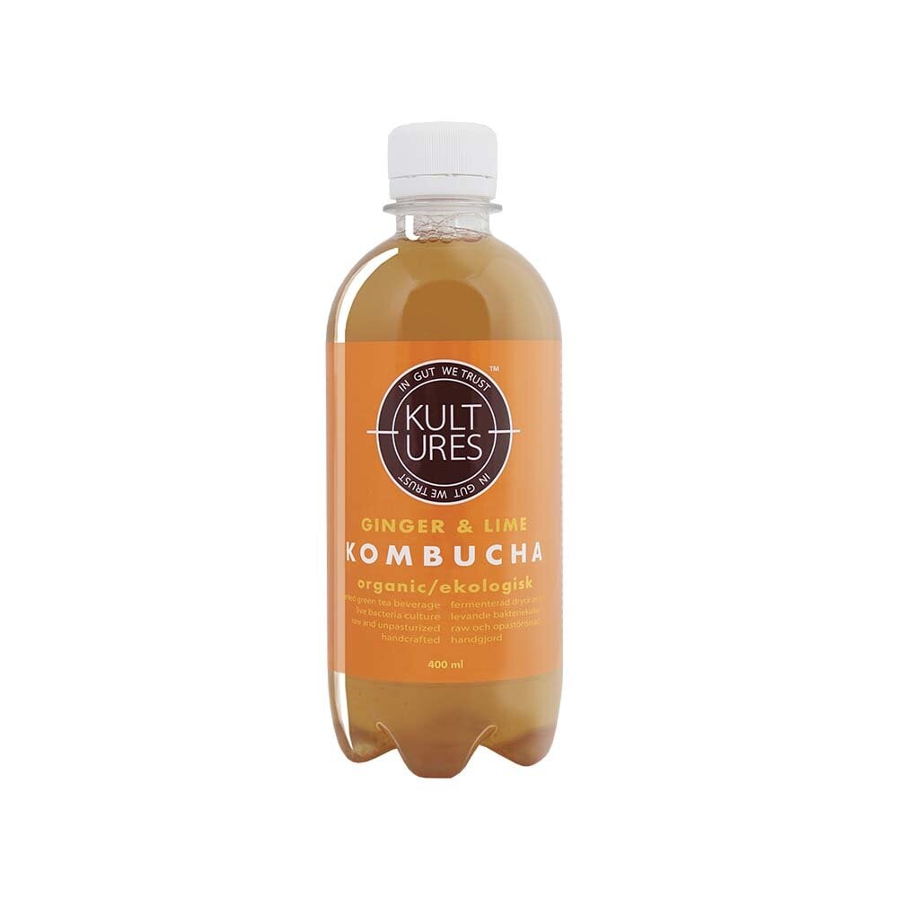 Ingefära Lime Kombucha 400ml