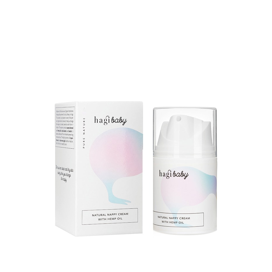 Natural baby nappy cream with hemp oil 50ml 