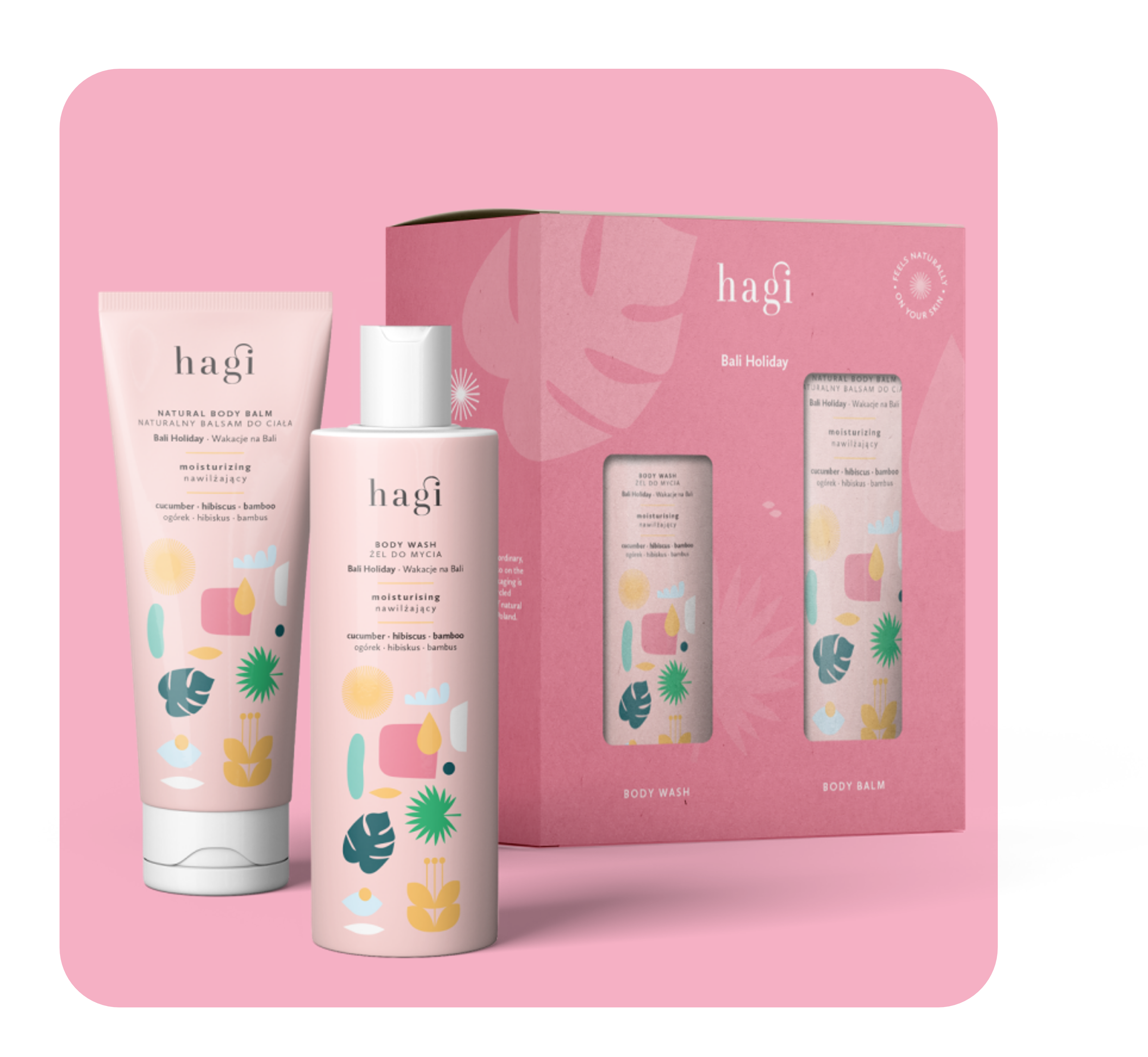 Hagi Giftset Bali Holiday Wash Gel + Body Balm