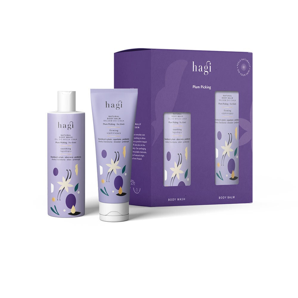 Hagi Giftset Plum Picking Wash Gel + Body Balm