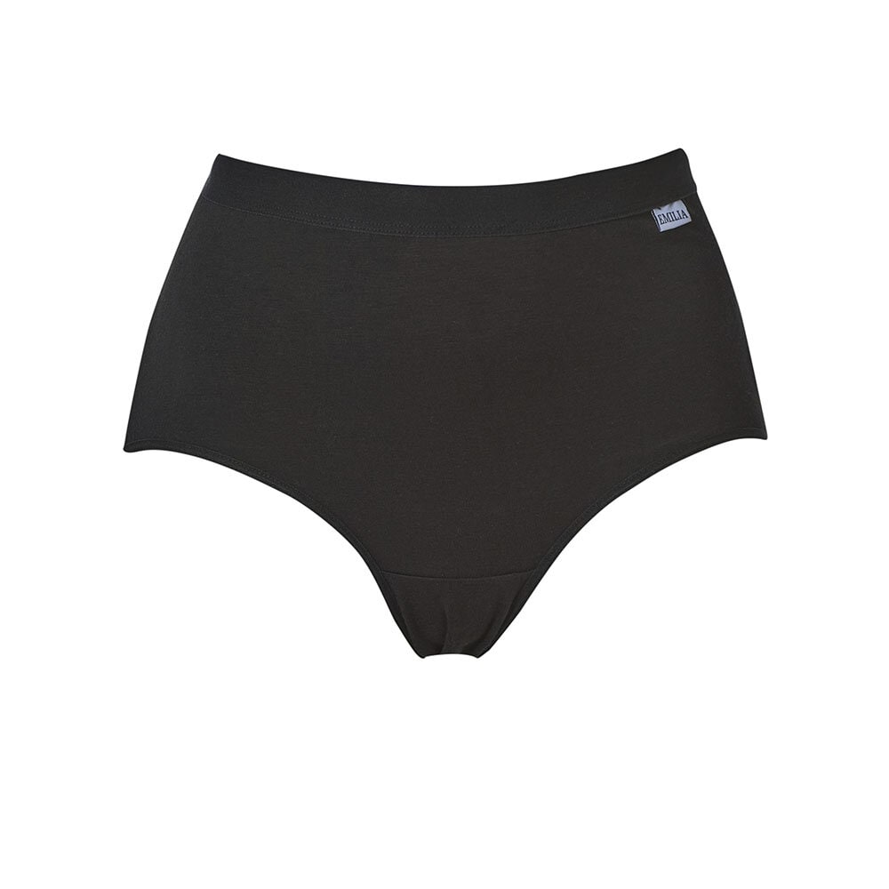 High Waist trosa bambu Svart M