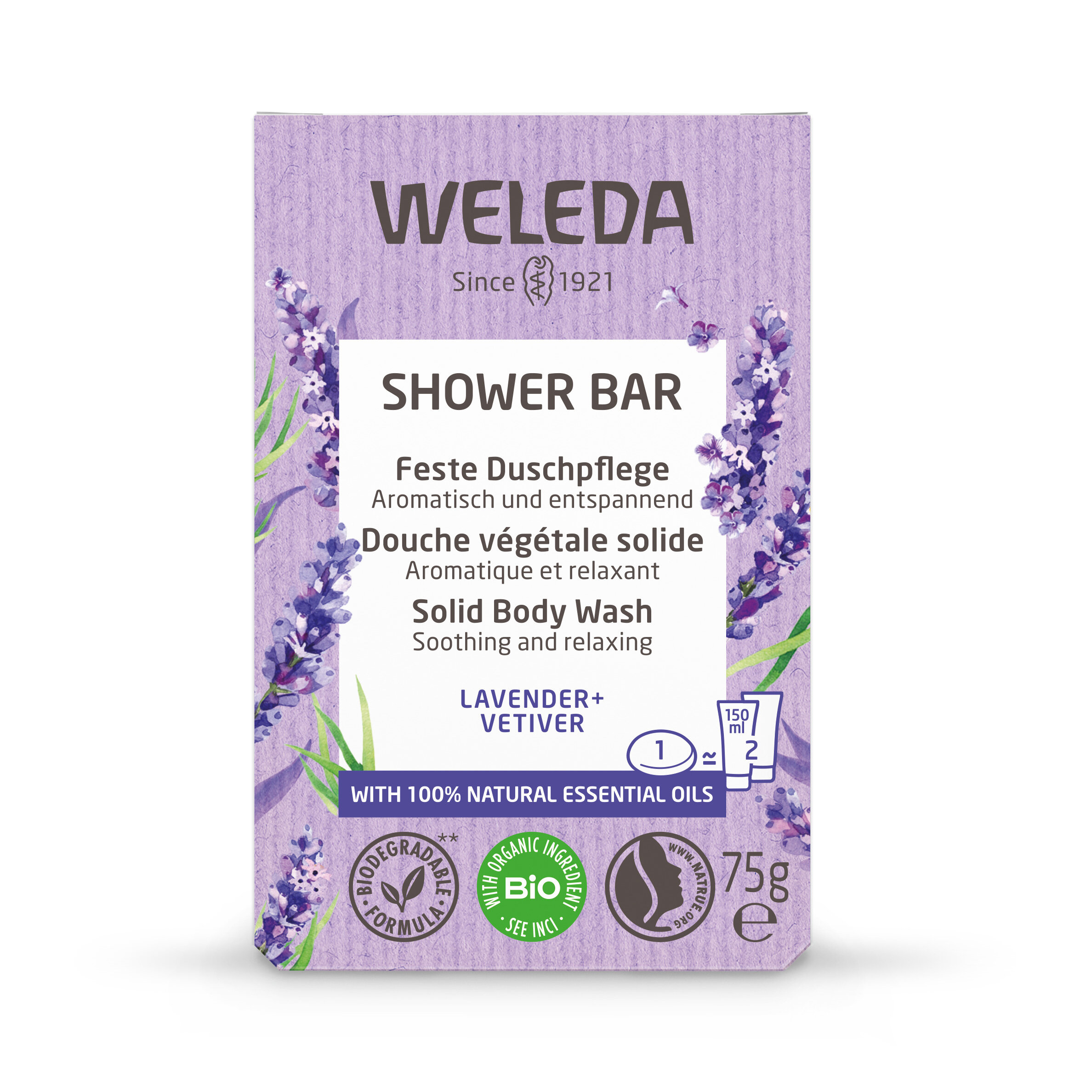 Shower Bar Lavender 75g