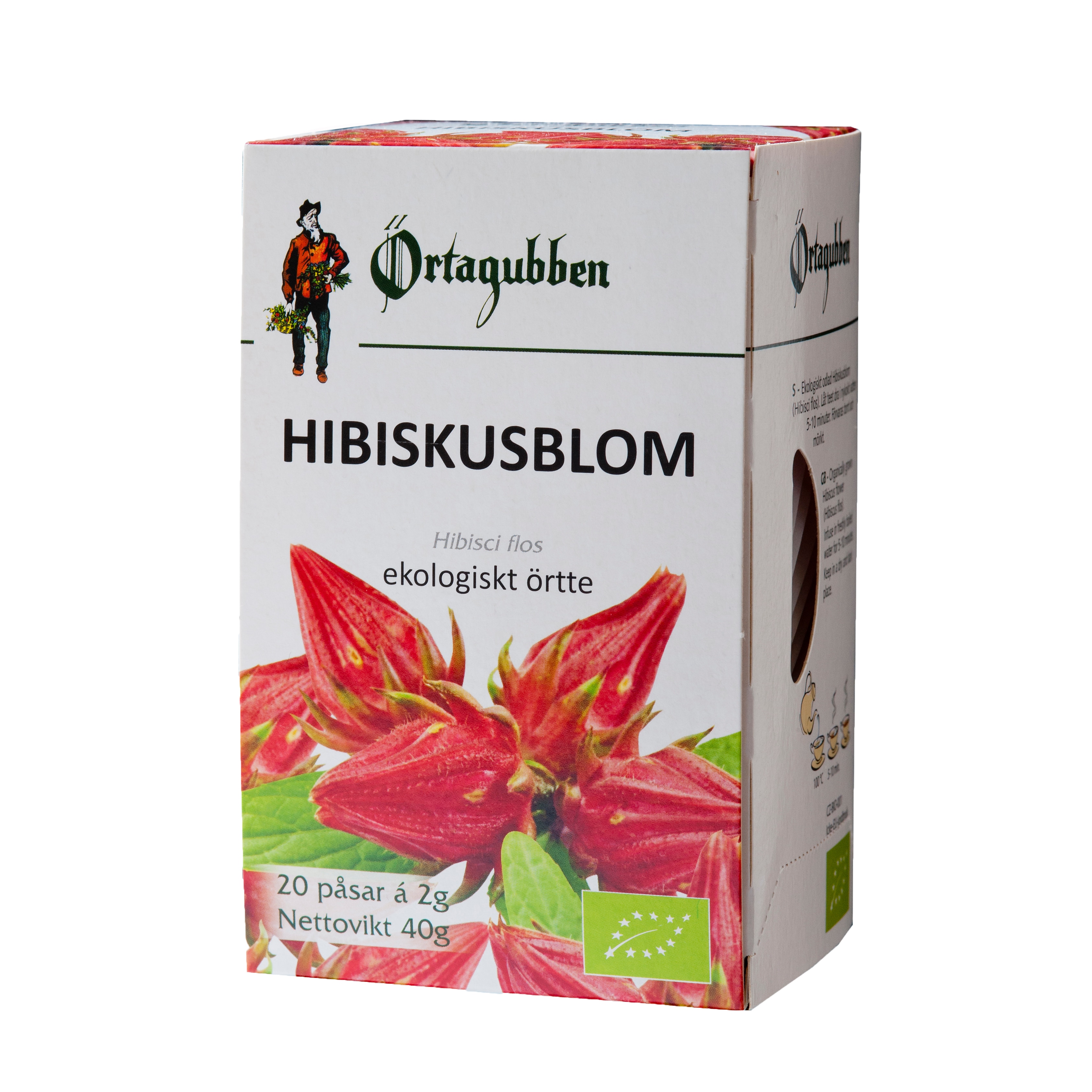 Hibiscusblom blomma 20 st tepåsar