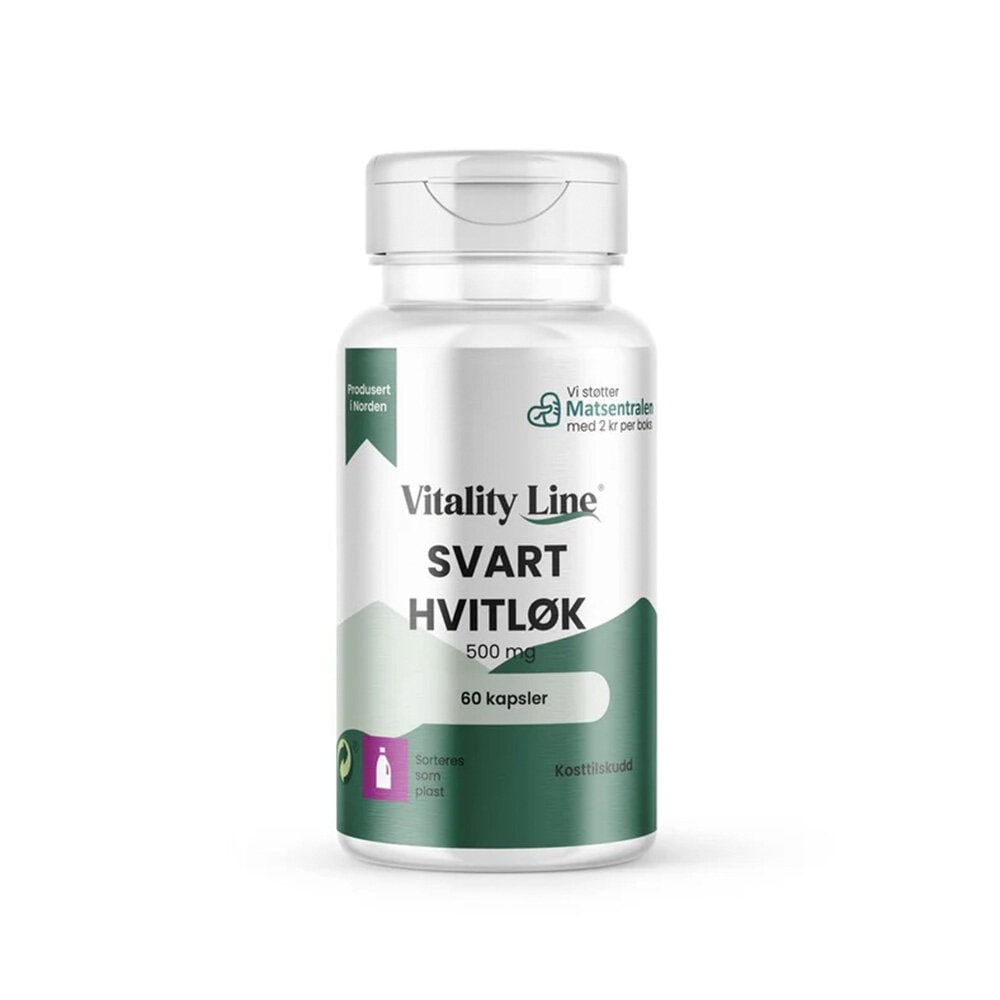 Svart vitlök 500mg 60 kapslar