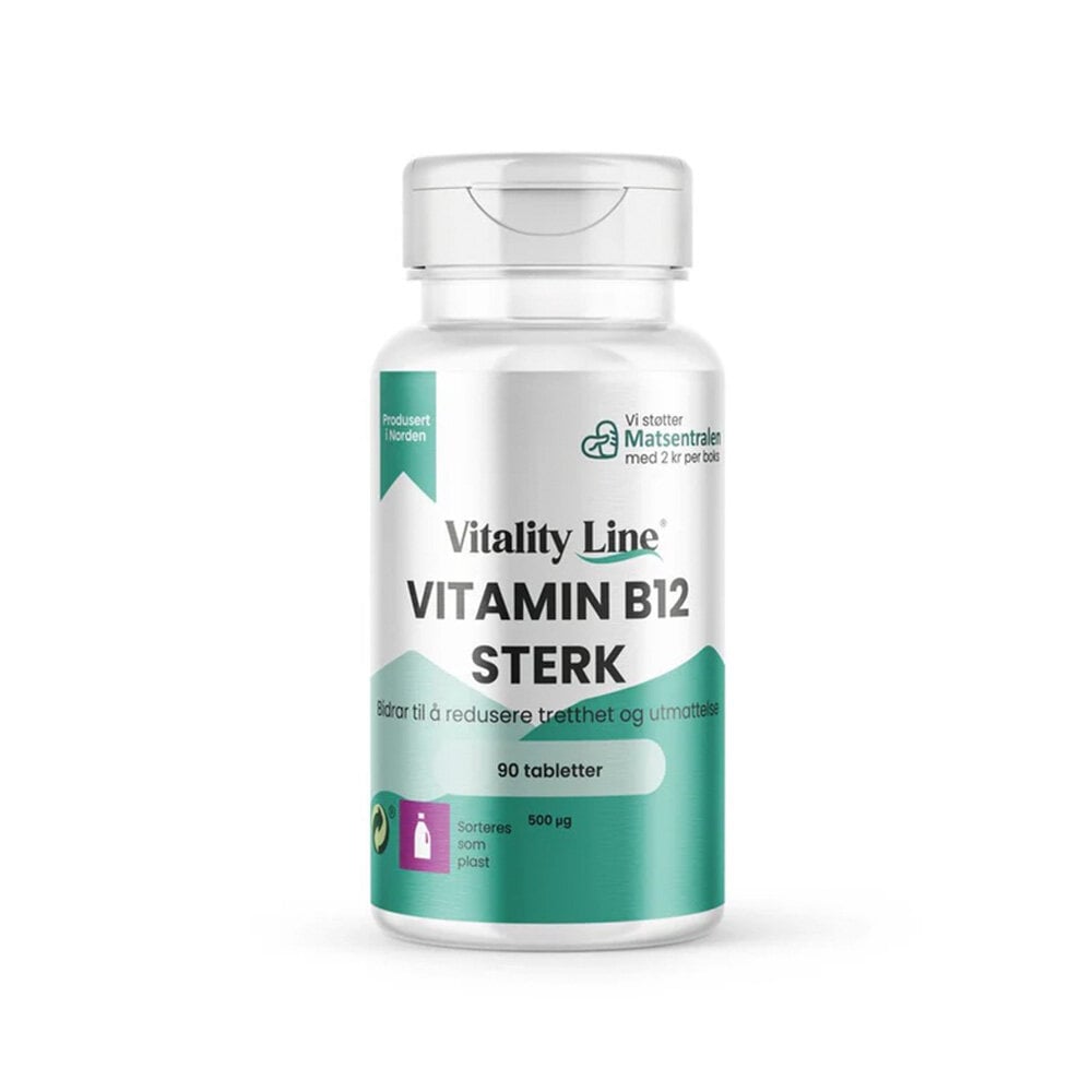 Vitamin B12 Stark 90 tabletter