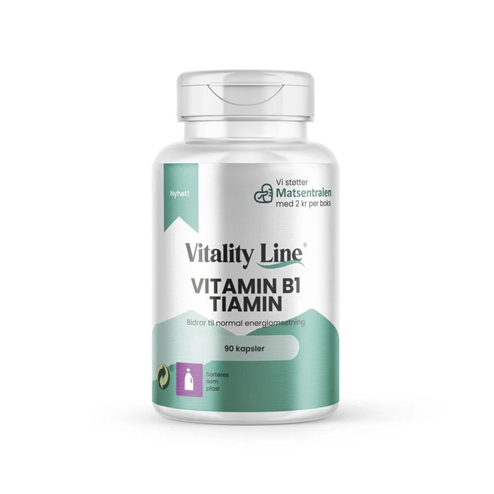 Vitamin B1 tiamin 90 kapslar