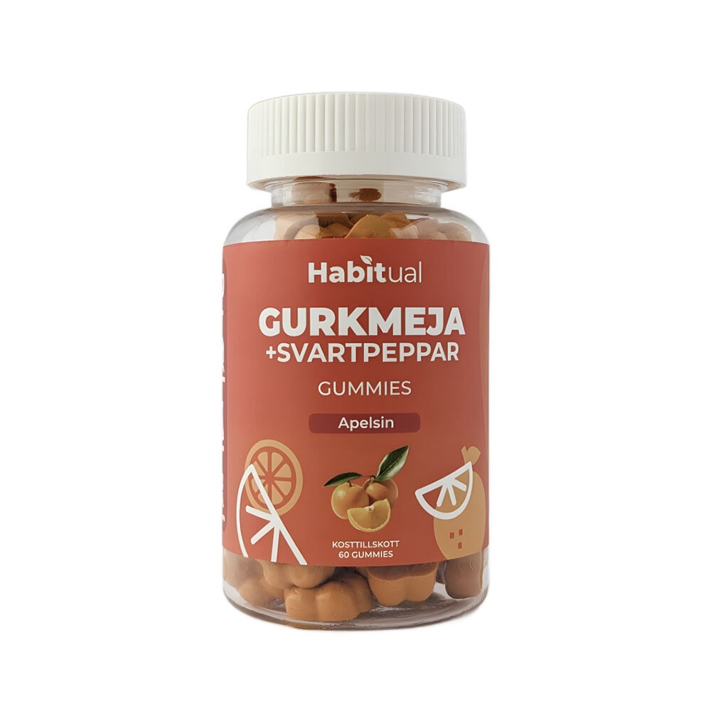Gurkmeja gummies apelsin 60st