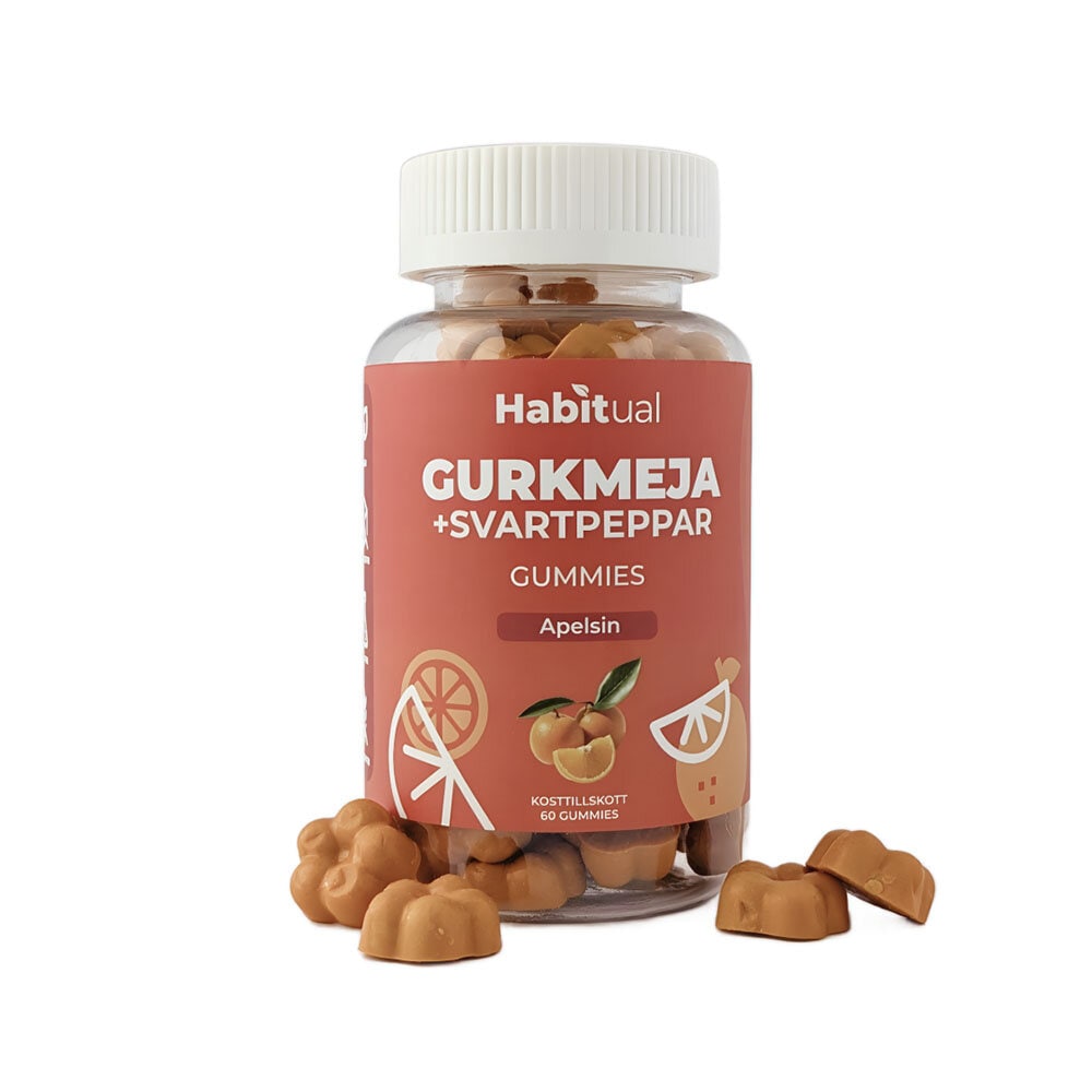 Gurkmeja gummies apelsin 60st