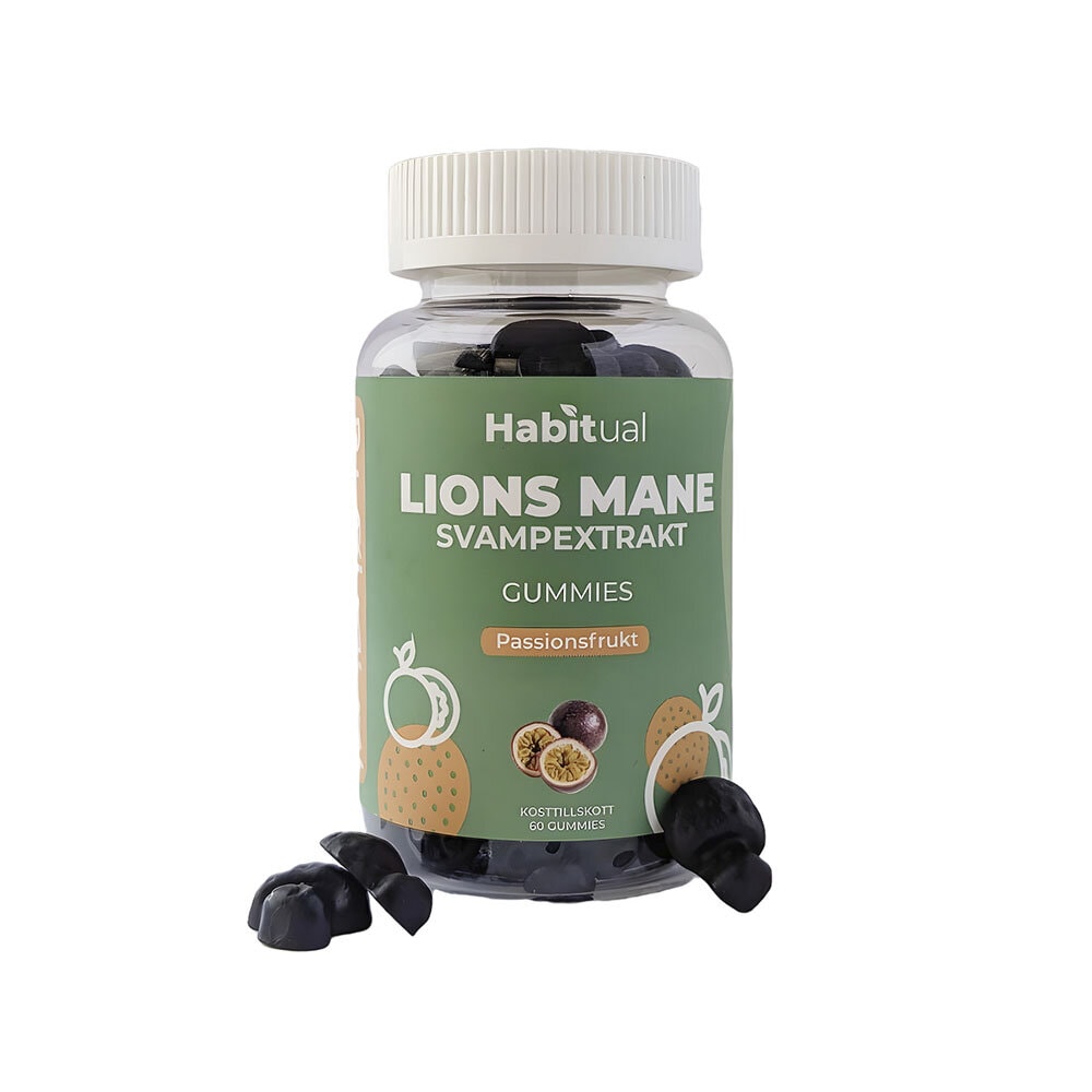 Lions Mane Gummies passionsfrukt 60st
