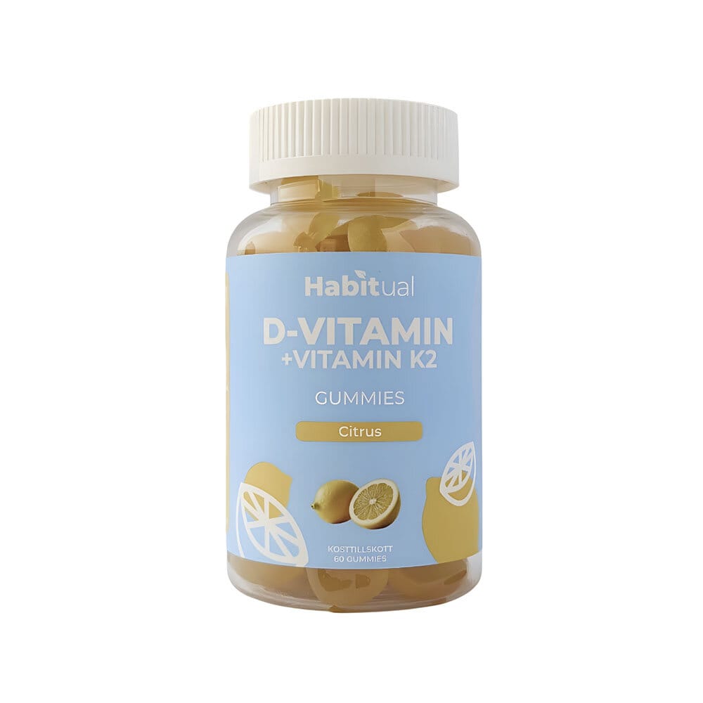 D-vitamin gummies citrus 60st