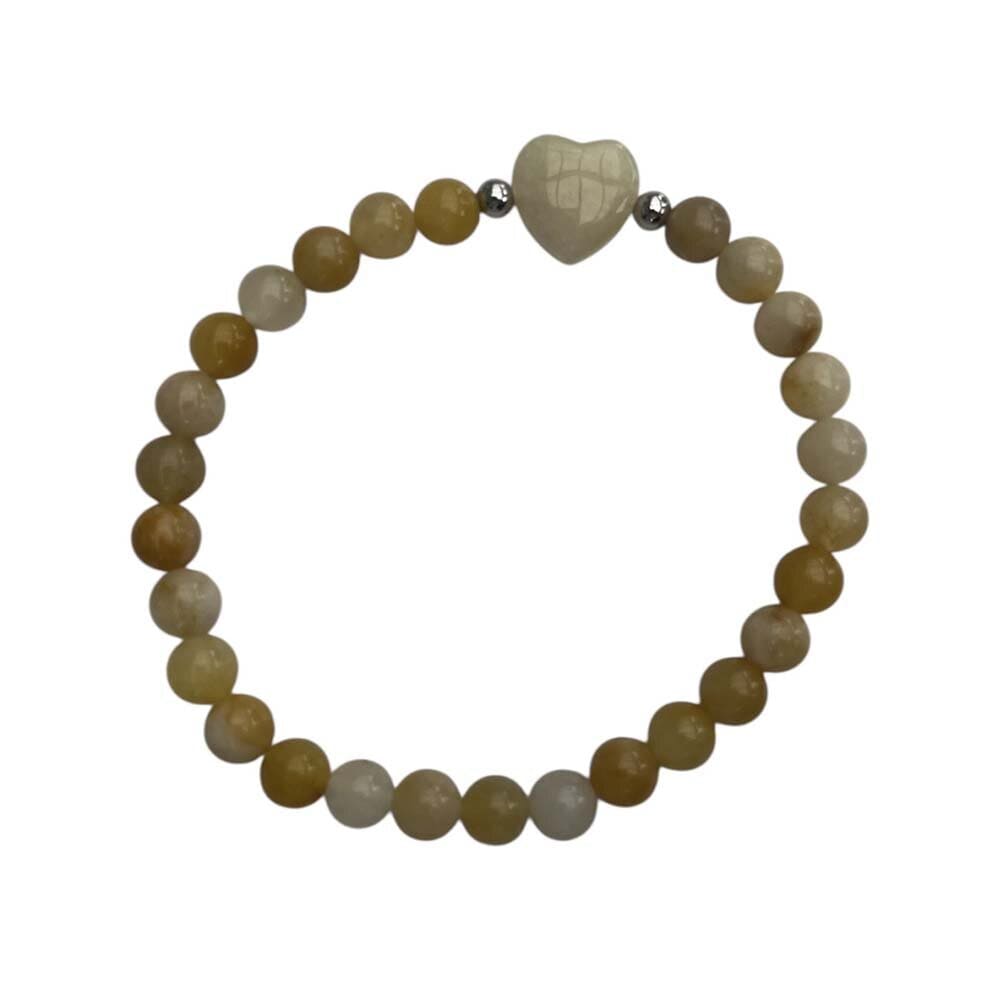Armband Gul Jade 6mm