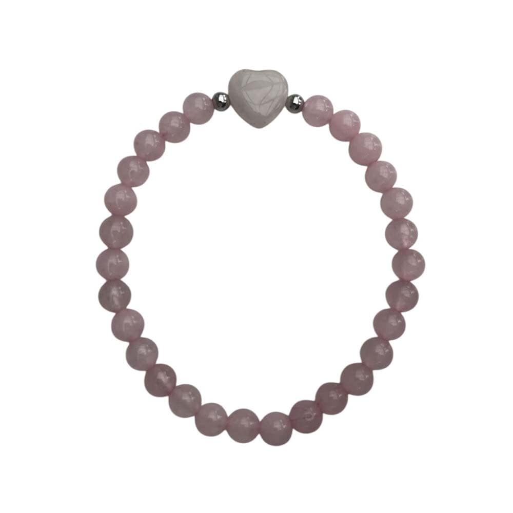 Armband Rosenkvarts 6mm